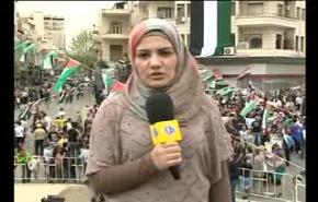 مسيرة مؤيدة للرئيس الاسد والاصلاحات في دمشق