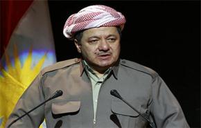 بارزاني يتفقد قوات البشمركة المحتشدة قرب كركوك