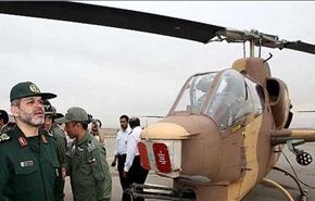 ايران تدشن مروحية قتالية متطورة محلية الصنع