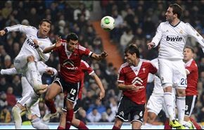 رونالدو يقود ريال مدريد الى ربع النهائي كأس اسبانيا