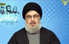 نصر الله يعتبر فلسطين الموضوع الاول في المنطقة