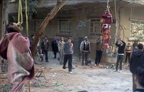 المسلحون يشنقون فلسطينيين بمخيم اليرموك