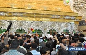 افتتاح الضريح الجديد لمرقد الامام الحسين عليه السلام