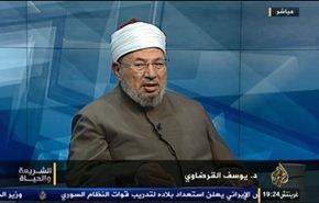 القرضاوي: الشيعة تكفيريون، ويدعمون دمشق ضد ثورة سلمية!!
