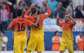 برشلونة يحتفل بلقبه أمام قطب العاصمة الثاني أتلتيكو