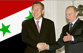بوتين وبان كي مون يبحثان الازمة السورية غداً