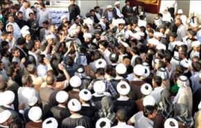 تظاهرات بالنجف احتجاجا على مداهمة منزل آية الله قاسم
