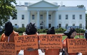 اعتصام في لندن تضامناً معتقلي غوانتانامو