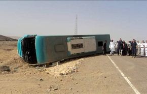 مقتل 4 سياح مكسيكيين جراء انقلاب حافلة في مصر