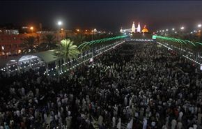 وصول الملايين الى كربلاء احياء للزيارة الشعبانية