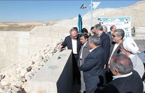 الرئيس الإيراني يرعى تدشين سد 