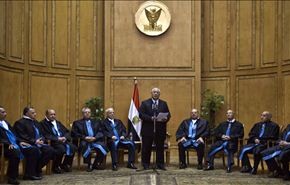 المستشار عدلي منصور امامه ازمات سياسية حادة