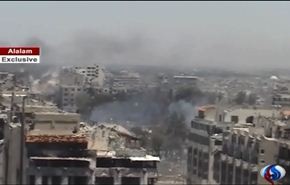 فيديو خاص عن عمليات الجيش في الخالدية بحمص