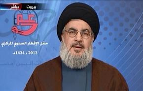 السيد نصر الله يؤكد جاهزية المقاومة لرد اي عدوان