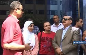 وقفة احتجاجية تضامنا مع قناة العالم في مصر