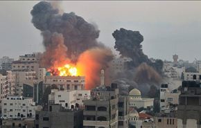 غارة جوية اسرائيلية على بيت حانون شمالي غزة