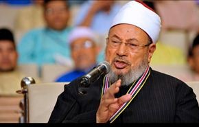 فيديو/القرضاوي یفتی بوجوب التظاهر والنزول الى الشوارع