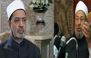 القرضاوي يُهاجم الطيب: كان ينبغي ألا تلوث عمامة الأزهر