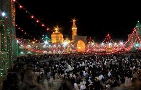 بالصور..الاحتفال بذكرى ميلاد الامام رضا( ع) بمشهد