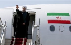 الرئيس روحاني يغادر طهران الى نيويورك