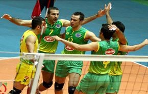 ايران تبلغ ربع نهائي بطولة اسيا للكرة الطائرة