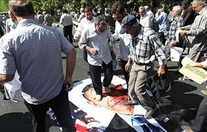 بالصور.. مسيرات احتجاجية في طهران ضد تصريحات اوباما