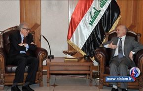 الابراهيمي والمالكي يؤكدان من بغداد على الحل السلمي بسوريا