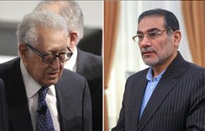 شمخاني والابراهيمي يؤكدان على الحل السياسي للأزمة السورية