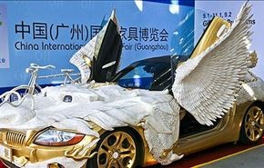 BMW بالدار با روکش طلا ! + عکس