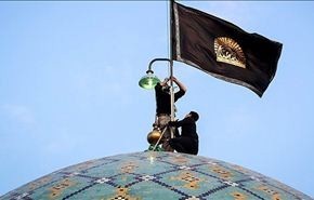 إستعدادات لاحياء مراسم عاشوراء في مدينة قزوين الايرانية
