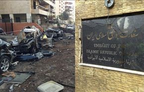 بالصور.. محيط السفارة الايرانية غداة التفجير الإرهابي
