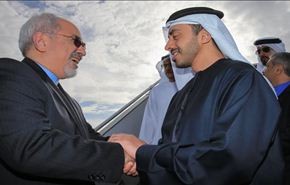 ظريف و عبدالله بن زايد يستكملان مباحثاتهما في ابو ظبي