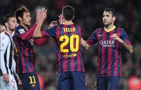 نيمار يقود برشلونة لعبور قرطاجنة في كأس أسبانيا