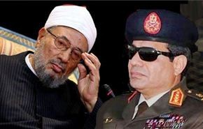 القرضاوي: السيسي لا يصلح للرئاسة والاستفتاء القادم عبث