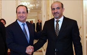 هولاند يلتقي الحريري والجربا في الرياض