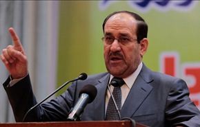 المالكي يؤكد عدم التفاوض مع صانعي الازمة بالانبار