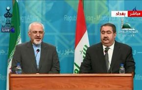 ظريف: لدى ايران والعراق فرص وتحديات مشتركة