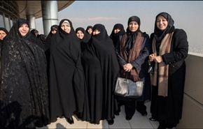 بالصور . . قرينتا روحاني وظريف في برج 