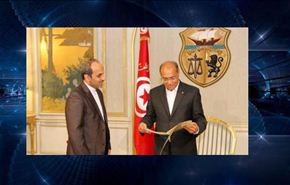 روحاني يهنئ المرزوقي بمناسبة ختم دستور تونس الجديد