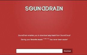 موقع SoundDrain لتحميل المقاطع الصوتية