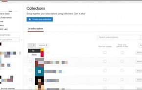 طريقة التحكم بجميع قنوات يوتيوب YouTube المتابعة