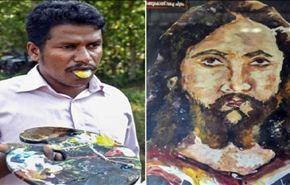 شاهد.. رسم لوحات فنية بـ