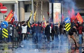 سرکوب تظاهرات علیه اردوغان در استانبول