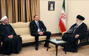 قائد الثورة الإسلامية يستقبل الرئيس الآذربيجاني