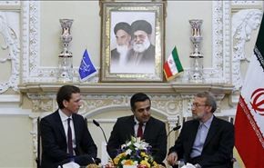 لاریجانی یدعو اوروبا لاداء دور ایجابي بشان الاتفاق النووي النهائي