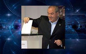 علاوي يدلي بصوته في الاردن