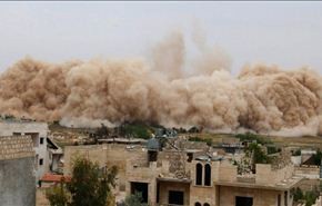 بالفيديو..هكذا يدمر المسلحون المعالم الاثرية في حلب