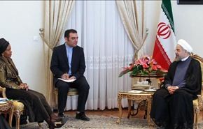 روحاني: الشركات الغربية مشغولة الان بعقد اتفاقيات تعاون مع ايران