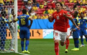 مونديال 2014: هيتسفيلد يقود سويسرا لفوز درامي على الإكوادور