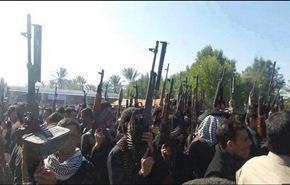 فيديو خاص من حشود المتطوعين في النجف لقتال داعش
